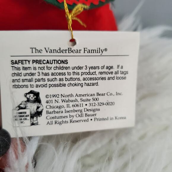 Vintage Muffy VanderBear Eine Kleine Mountain Climbin' Stuffed Toy - Picture 6 of 7